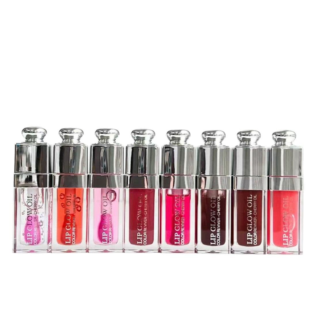Foreign Trade Makeup Wholesale Glaze Lip Gloss 6ML Color Change Lip Oil Light And Durable Rich Shiny Color Lip Gloss 001