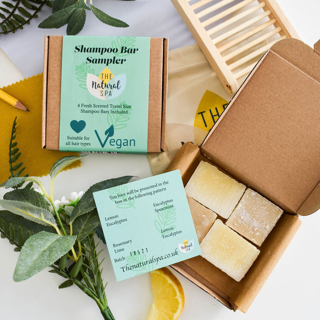Fresh Mini Shampoo Sampler - gift set with 4 mini shampoo bars set