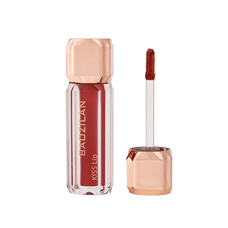 Cross-border Makeup Small Ice Velvet Lip Glaze Matte Matte Matte Silky Soft Mist Lipstick Lip Gloss Is Not Easy To Stick To The Cup Student