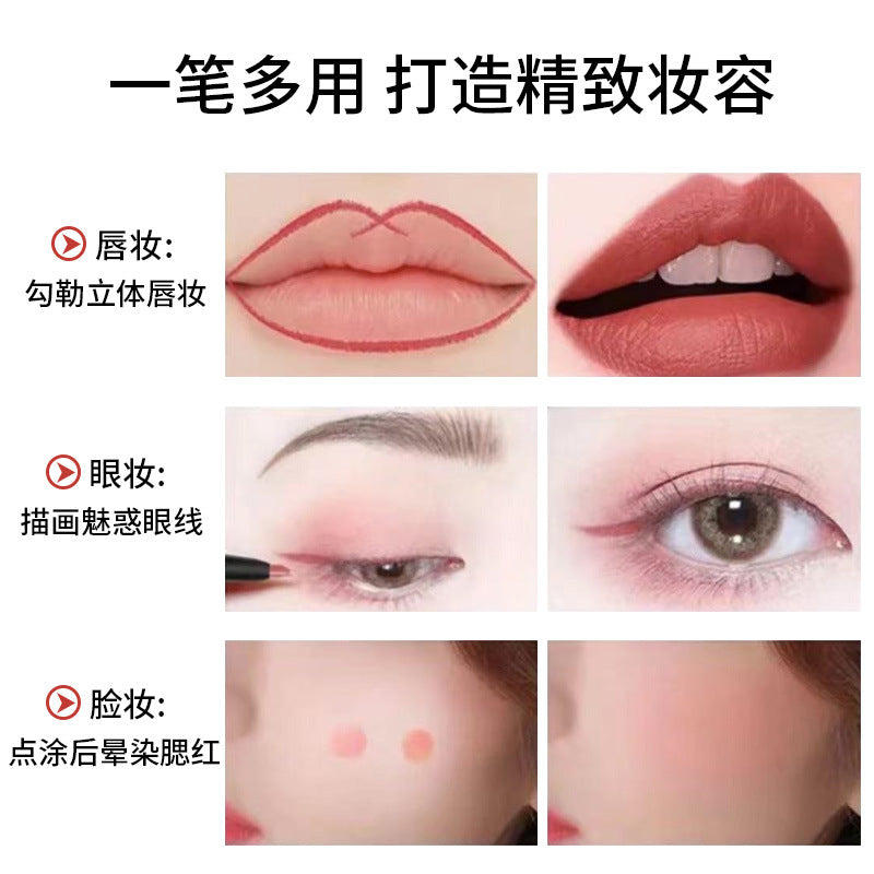 MK Rotating Lip Liner Lipstick Pen Waterproof Durable Matte Female Hook Line Lip Pen Makeup Wholesale Small Batch Net Red